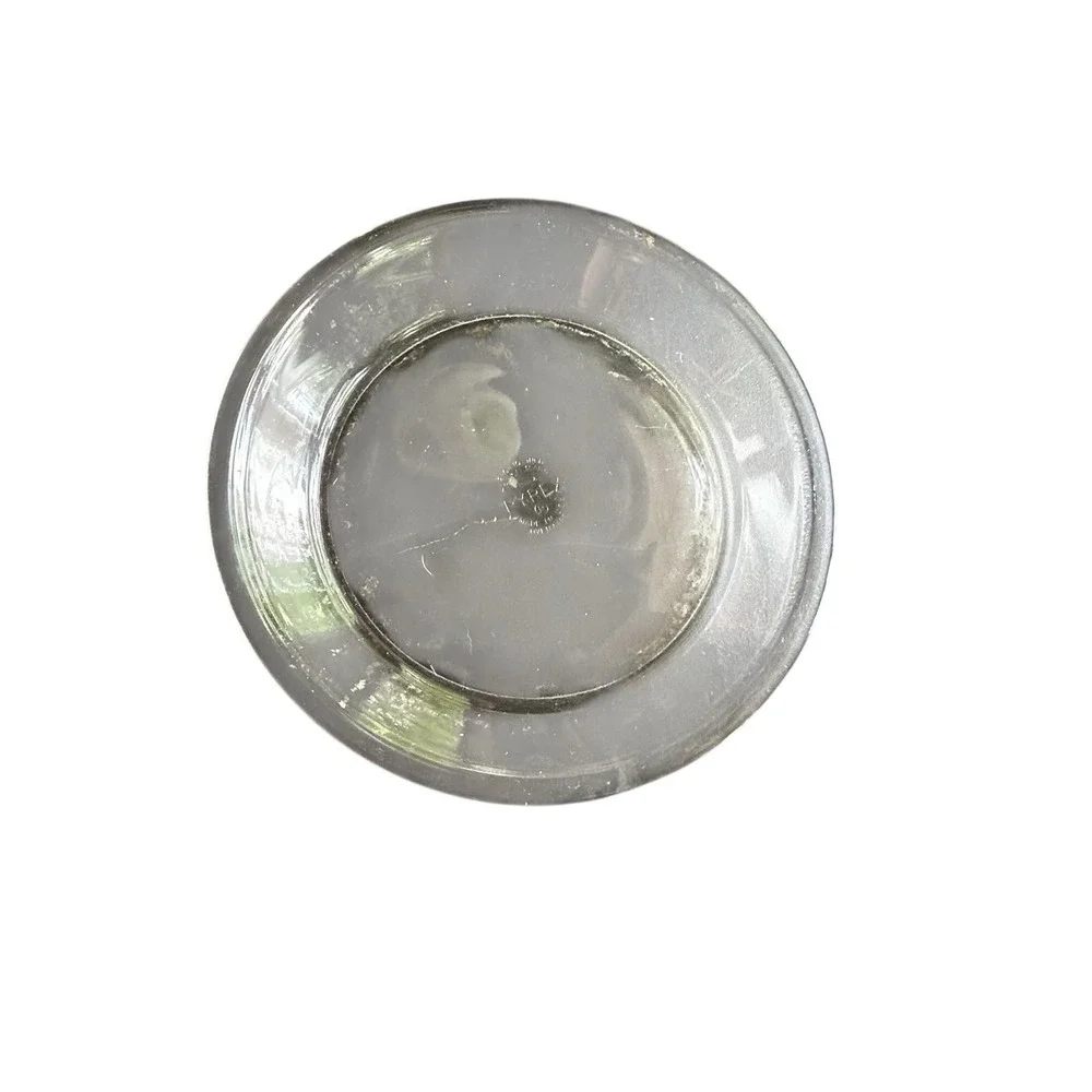 Vintage Pyrex 60s USA‎ #210 Pie Plate Dish 10 Inch Clear Glass Pie Dish Flat Rim